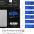 Fuzion Digital Pocket Gram Scale 1000g/0.1g, Small Digital Scales for Grams Ounces Grains, Portable Travel Food Scale