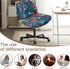 Levoberg Armless Armless #3 Criss Cross Office Desk Chair Cover Slipcovers Printed Vanity Desk Chair Covers Cross