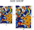 ZHONGJI Garden Flag Yard Flag Mexican Talavera Cute Pattern Blue Vertical Double Sided Design 12x18 Inch
