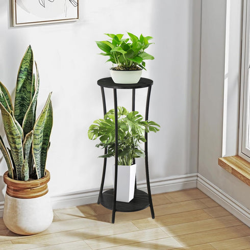 YINMIT Plant Stand Indoor,Round Potted Holder Rack,Flower Pot Stand Shelf,Round Supports Rack,Corner Plant Shelf
