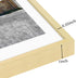 Golden State Art, 8x10 Gold Picture Frame, Display Photo 5x7 with Mat or 8 x 10 Without Mat for Wall Mounting, Classic