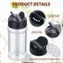 36 Pack 3 oz Eccliy Clear Plastic Spice Jars with Label and Shaker Lids Empty Spice Bottles Seasoning Containers