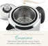 Farberware Classic Yosemite Stainless Steel Coffee Percolator, 8 Cup, Silver