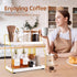 DWTS Accessories,2 Countertop,Syrup Coffee Bar Accessories,Coffee Station Organizer with Multi-Functional,CoffeeBar