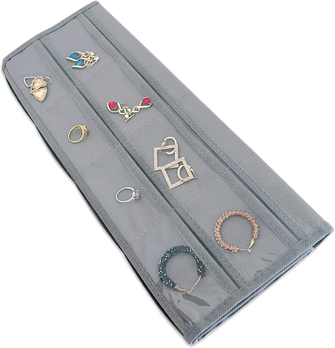Hanging Jewelry Organizer, 80 Pocket Accessories Organizer for Holding Jewelries