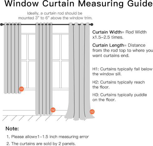 2 Set 34Wx79L XiDi Curtains for Girls Bedroom Decor Panels Kids Rainbow Blackout Curtains for Nursery Room Darkening