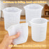 4PCS 250 350ml Palksky Silicone Cups for Melting Chocolate, Silicone Measuring Cups with & Capacity, Reusable Baking