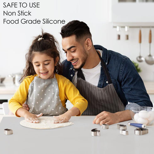 31.5x23.6 Inch Counter, Countertop Extra Large Silicone Mat, Heat Resistant Mat for Kitchen Non-Stick Silicone Baking