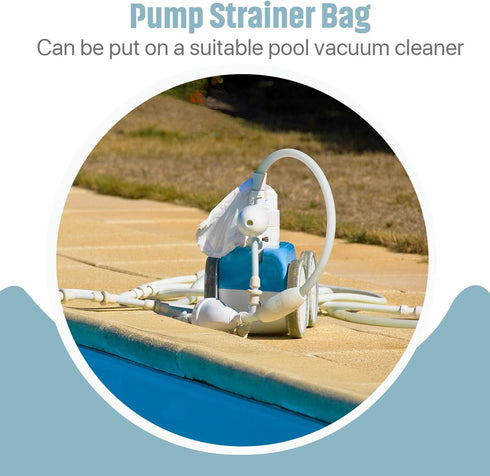 Shappy Compost Tea Bag, Pump Strainer Mesh Filter Bag with Drawstring, 600 ?m for Preventing Clogging (10 Pieces)