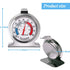 4PACK Refrigerator Thermometer, Classic Fridge Thermometer with Red Indicator, Large Dial for Freezer Refrigerator