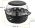 West Bend Stir Crazy Hot Oil Popcorn Popper - 6 Qt Popcorn Maker with Large Serving Bowl and Stirring Rod