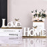 Love Sign Decor,White and Gold Room Decor Aesthetic, Knick Knack Shelf,Gold Bird Decor, Boho Bookshelf ,Abstract Gold