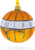 1899 Madonna Lily Clock, Royal Egg Glass Ball Christmas Ornament, 3.25 Inches