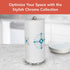 Spectrum Euro Paper Towel Holder, Chrome, Freestanding Countertop Dispenser for Kitchen
