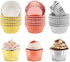 Foil Cupcake Liners - Metallic Muffin Paper Cases Pack of 300 Gold Silver Rose Gold Baking Cups