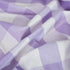 NATUS WEAVER 2 12" 60" Lilac & White Side Buffalo Check Farmhouse Table Runner for Family Dinners or Gatherings Indoor