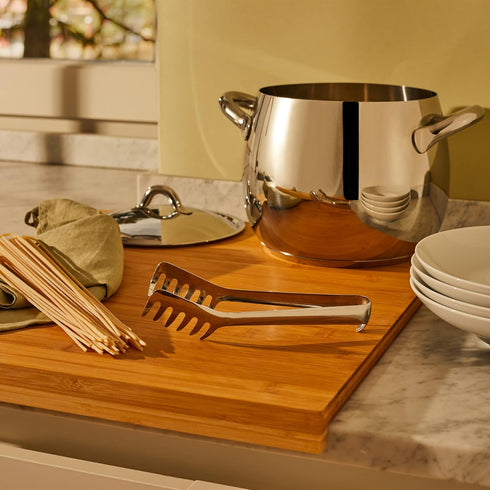 Alessi 502 Spaghetti Tongs in 18/10 Stainless Steel