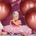 10 Pieces 18 Inch Metallic Balloons, Shiny Latex Balloons for Birthday Wedding Party Decoration (Rose Gold)