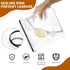 HKJ Chef Set (4L 135.2oz), 4PCS 20 Cereal Containers Storage / Airtight Food Storage Containers with Lids, Cereal