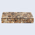 Handicrafts Home Handmade Paradox Pattern Decorative Box, Storage Organizer, Boho Style Treasure Box, 12x6x2