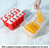 Miaowoof Homemade Popsicle Molds, Silicone Ice Popsicle Maker Non-BPA, with 50 Sticks, 50 Bags, and Storage Container