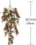 Artificial Hanging Vine - Faux Ivy Leaves Outdoor Fake Plants, 4 pcs Luxuriant Wall Hang Garland for Garden Party Decor