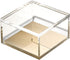 OfficeGoods Acrylic Desk Organizer w/Gold Base – Elegant Odds & Ends Box for Home or Office, Large
