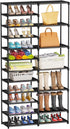 12 34-50 Closet, Ekisemio Tier Shoe Rack Tall, Shoe Rack Organizer, Large Capacity Holds Pairs, Boot Rack Organizer