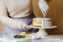Professional Cake Decorating Tools, Stainless Steel 6.5" Offset Cake Spatula with Wood Handle