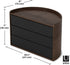Umbra Moona Storage Box in Black/Walnut
