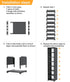 8 Closet Narrow Shoe Rack Tier, Slim Vertical Shoe Organizer for Small Spaces, Stackable Shoe Storage Shelf with Metal