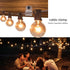 50 Pack Clear Lighting Clips for Hanging Christmas Lights - Screw-in LED Fairy Light Hangers