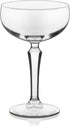 Libbey Vintage Style Capone Coupe Cocktail Glasses Set of 4 - Diamond Cut Martini & Champagne Glasses