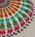 22 Inch 22", CRAFT KALA Meditation Floor Pillow Cover Round Pillow Seating Hippie Decorative Adults Bohemian Mandala