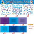 30 Packs Winter Craft Kits for Kids, Holiday DIY Picture Frame Craft Snowflake Penguin Polar Bear Art Party Favor Home