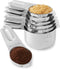 Last Confection 7pc Stainless Steel Measuring Cup Set, Includes 1/8 Cup Coffee Scoop for Cooking & Baking