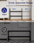 Closet 17.3~30.2L 16.3H Kitsure Shoe Rack for - Expandable Shoe Rack for Entrance, Rustproof Shoe Organizer