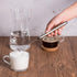 Handheld Milk Frother, ROMAUNT Battery Operated Electric Mini Mixer for Latte, Cappuccino, 304 Stainless Steel
