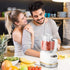 La Reveuse Electric Mini Food Processor, Small Chopper, 200 Watts, 2-Cup Prep Bowl for Mincing, Chopping, Grinding,