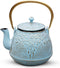 TOPTIER Japanese Cast Iron Tea Kettle with Stainless Steel Infuser, Cast Iron