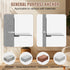 6PCS Eapele Invisible Floating Bookshelf, Heavy-Duty Hanging Bookshelves, Steel Constructed Wall Mounted Hidden