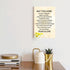New Home Blessing Wall Art - Canvas Print Quote Painting, May This Home Be a Place of Happiness, 8 x 12 inch