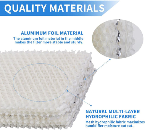 WF813 Humidifier Filter Replacement for Equate EQ-2119-UL, Relion RCM-832, ProCare Cool Mist Humidifiers (2 Pack)