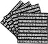 3dRose CST_164993_3 Pi Math Number Modern Abstract Ceramic Tile Coasters, Set of 4