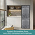 2-Pack Washer Dryer Cover, Waterproof Dustproof Cover for Front-Loading Machines, W27 D33 H39 inch (Gray)