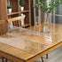 Clear Plastic Table Cover Protector 17x17" Transparent Rectangular Tablecloth Vinyl Table Pad Protector Mat for Kitchen Countertop Dining End Table Night Stand Dressing Cabinet Tablecloth Protector