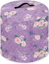 Purple Rose Butterfly Electric Pressure Cooker Cover Round Protective Cover Bag with Pocket and Handle for Instant Pot or Rice Cooker Kitchen Small Appliance Dust Covers Nice Holiday Gifts by TODIYADDU