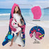 4-8,Kids 30x50 inch Unicorn Bath Towel for Girls Hooded Beach Towels for Kids Ages Hooded Bath Towels Wrap for Toddler