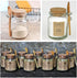 1Pcs 250ml/8.5oz Empty Clear Glass Jam Jar with Cork and Spoon, Multipurpose Storage Canister for Honey, Candy, Bath