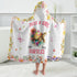 Caiibaoob Swimming Turtle Hooded Bath Towels for Girls,Soft Cotton Shower Beach Blanket (Turtle)